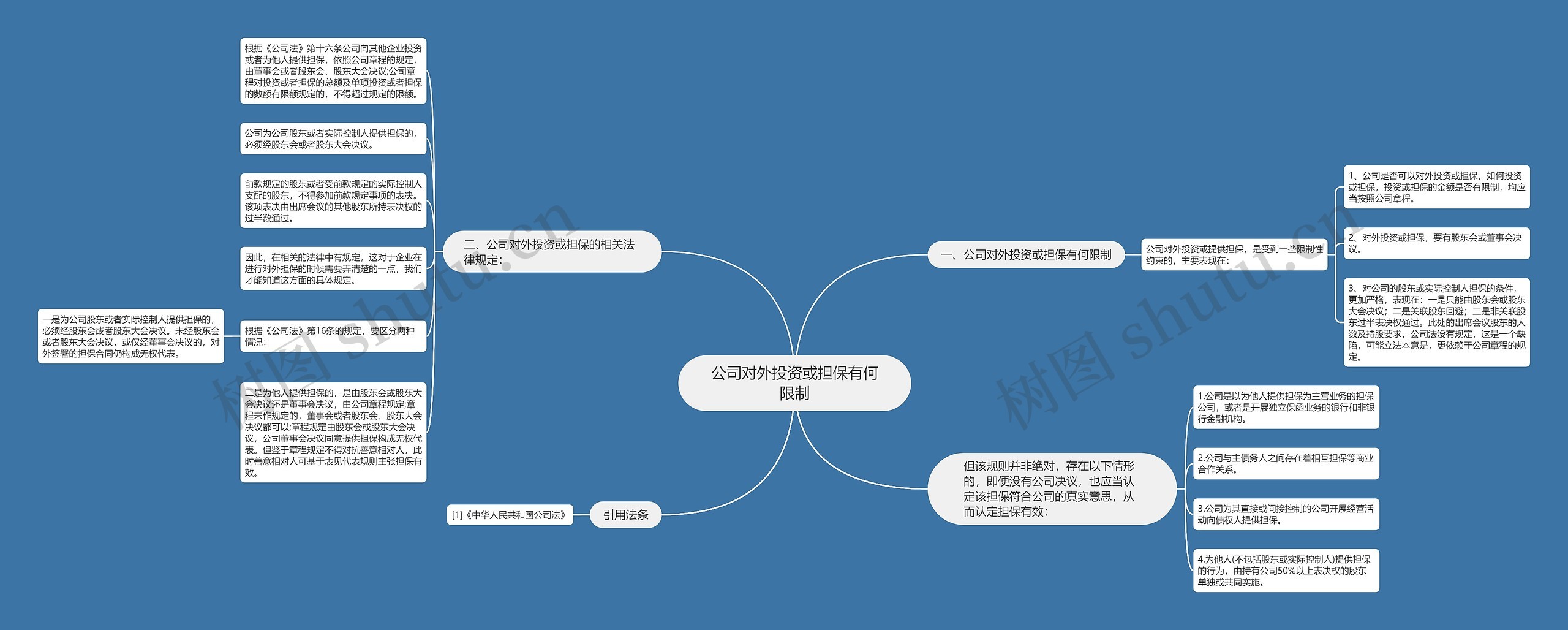 公司对外投资或担保有何限制