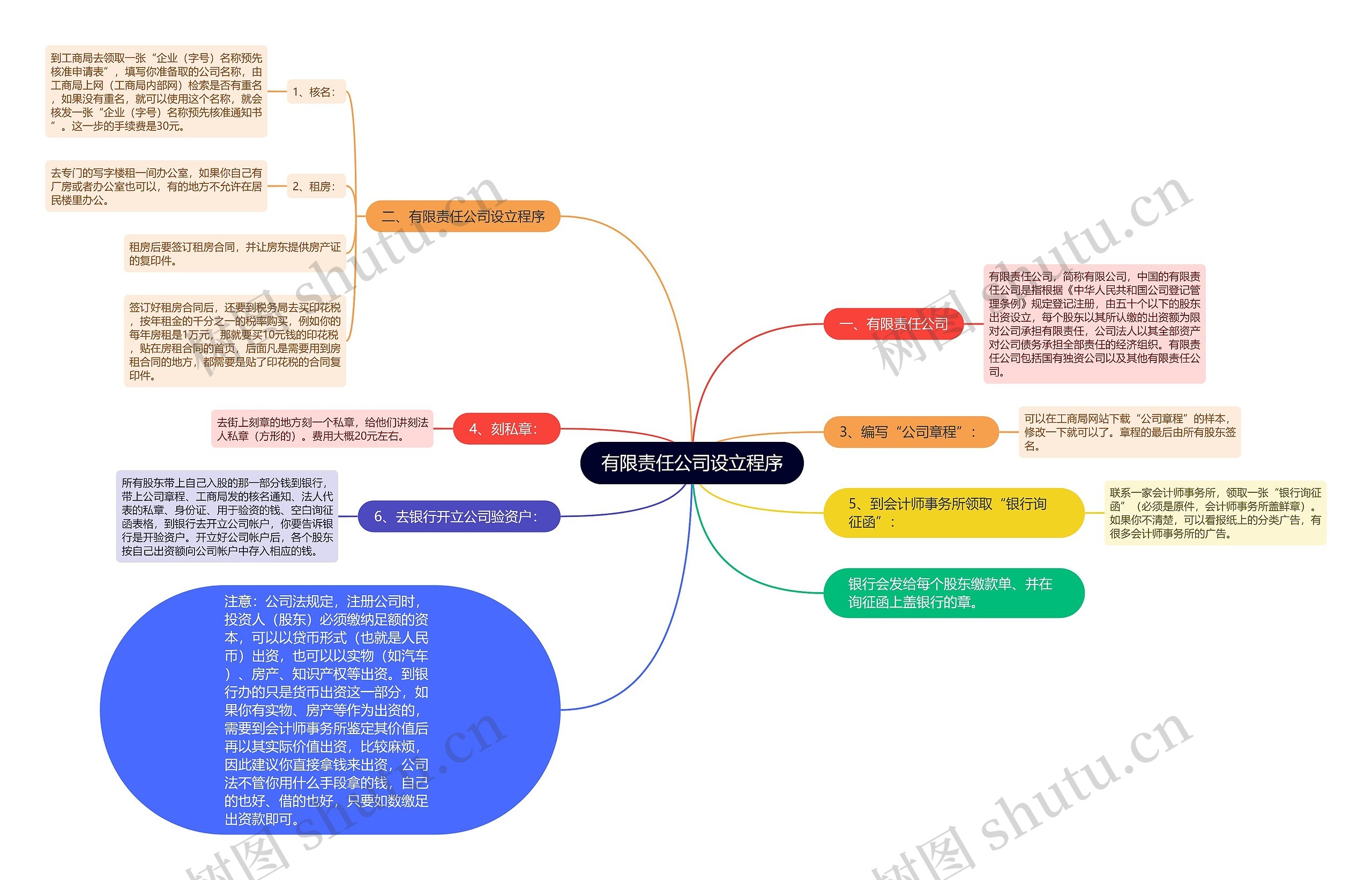 有限责任公司设立程序