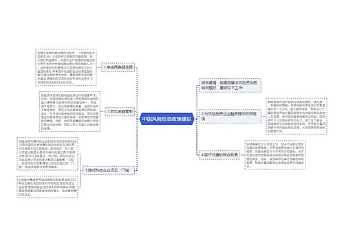 中国风险投资政策建议