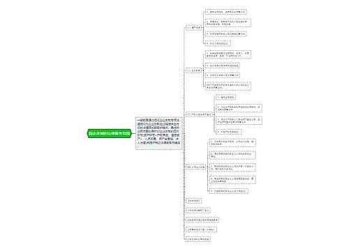国企改制的法律服务范围