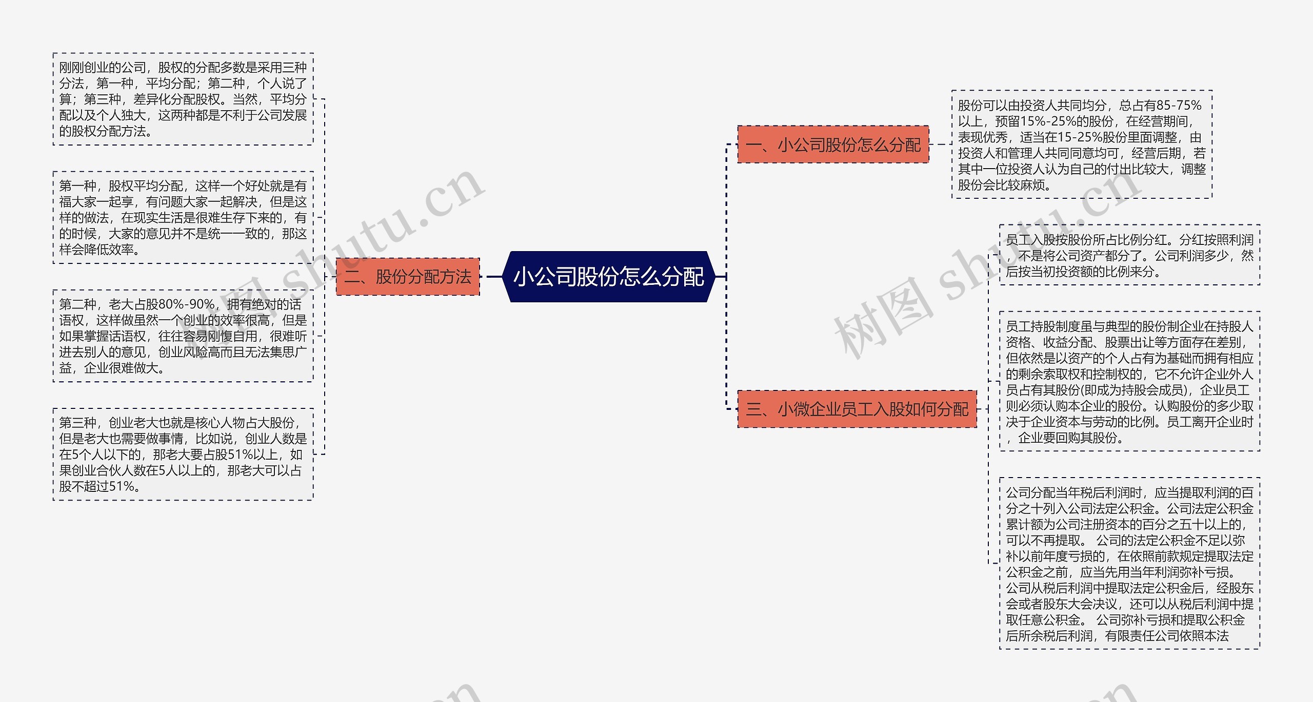 小公司股份怎么分配