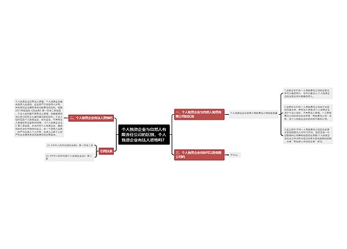 个人独资企业与自然人有限责任公司的区别，个人独资企业有法人资格吗？