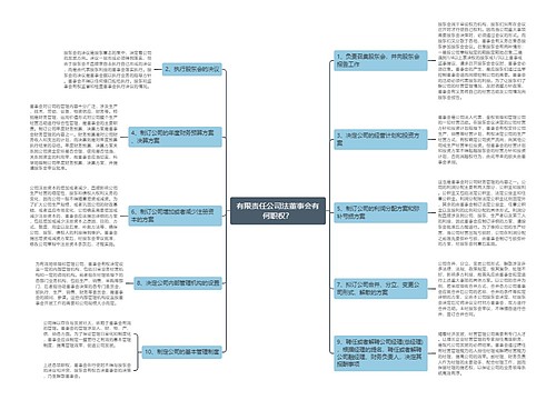 有限责任公司法董事会有何职权？