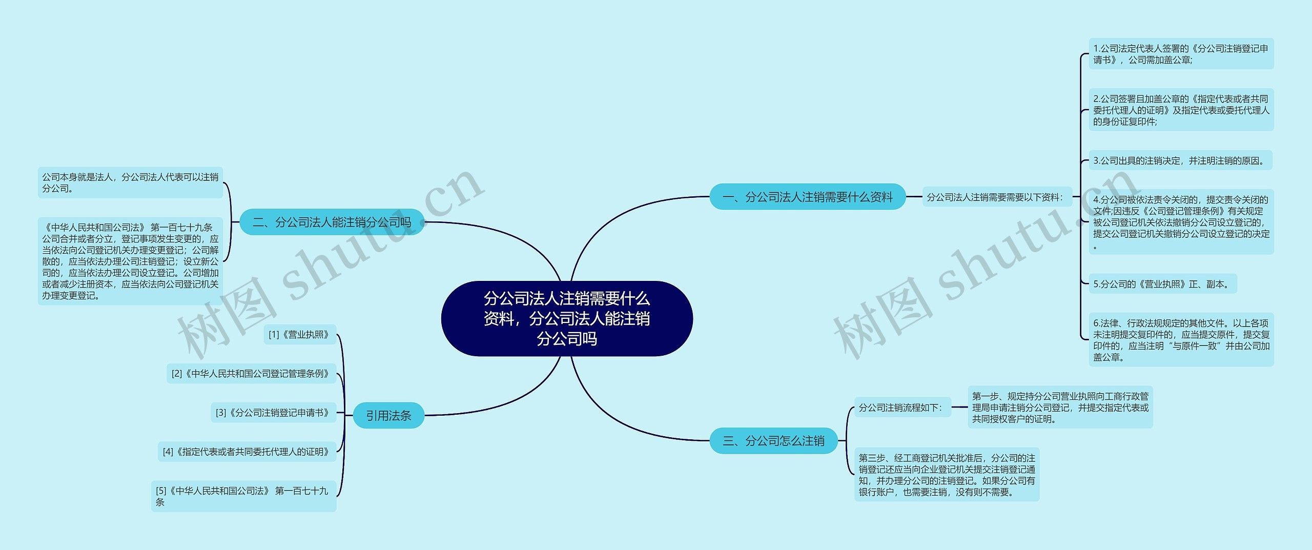 分公司法人注销需要什么资料，分公司法人能注销分公司吗思维导图