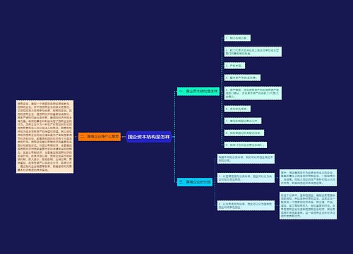 国企资本结构是怎样