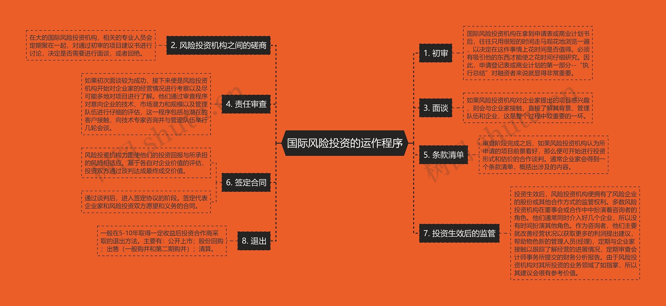 国际风险投资的运作程序