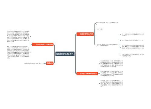 控股公司可以上市吗