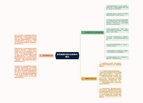 股权激励对股价的影响有哪些