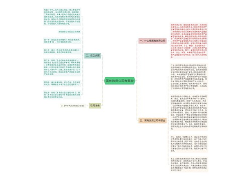 国有独资公司有哪些