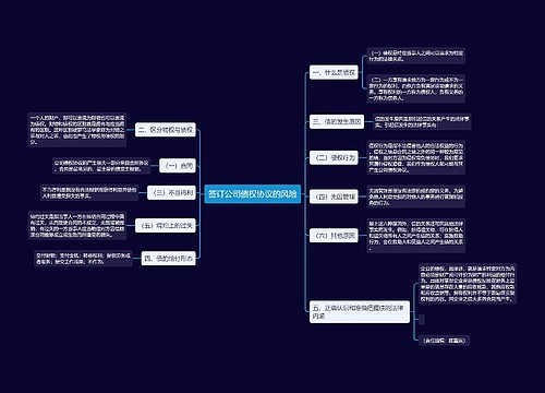 签订公司债权协议的风险