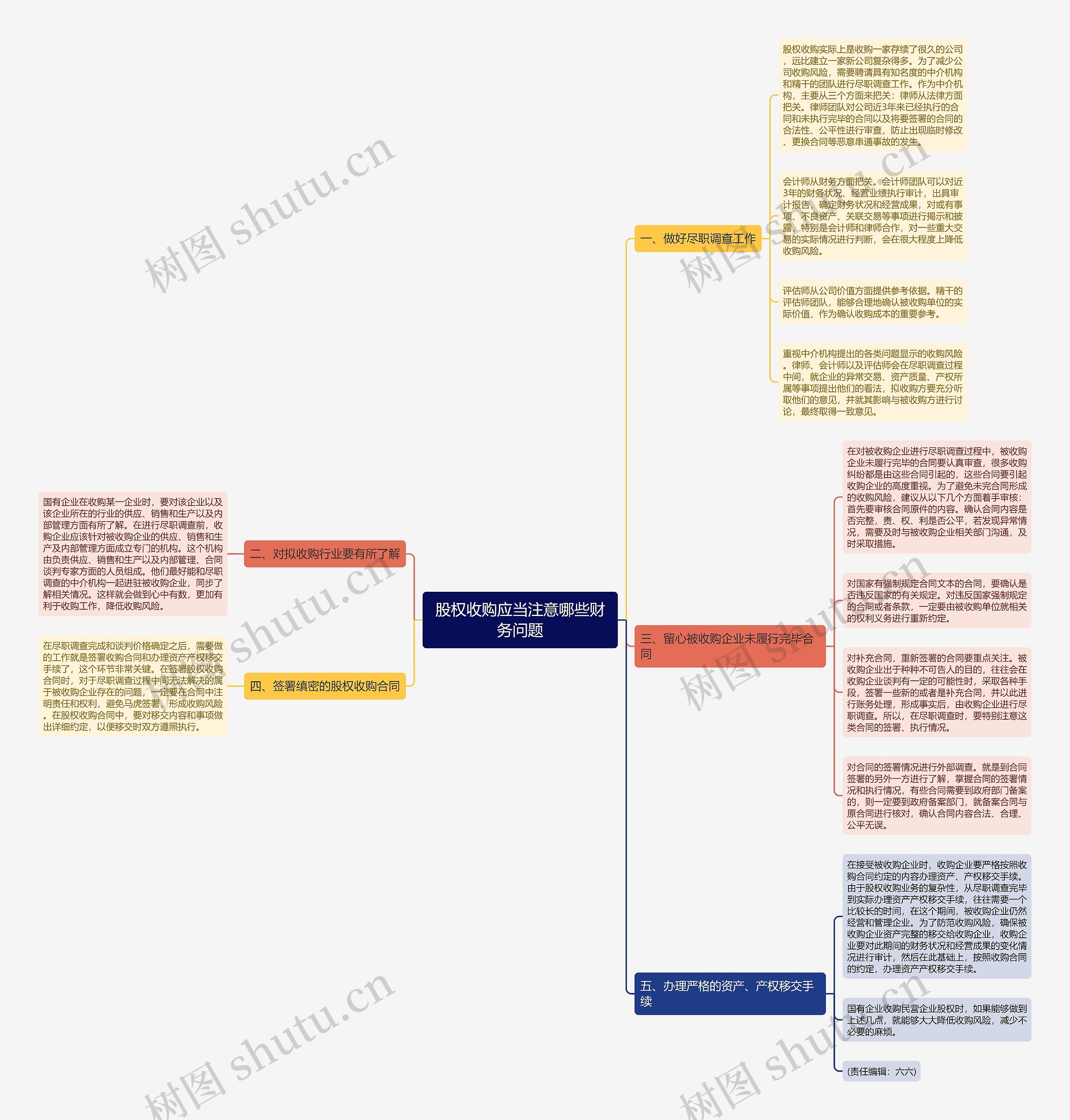 股权收购应当注意哪些财务问题思维导图
