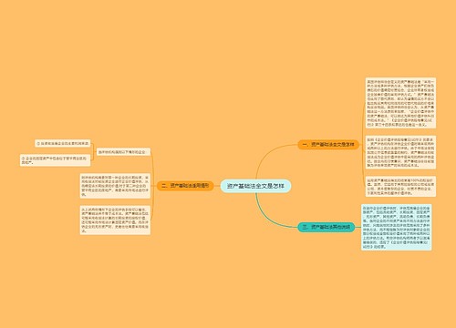 资产基础法全文是怎样