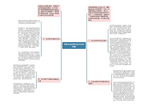 民营企业改制中应关注的问题