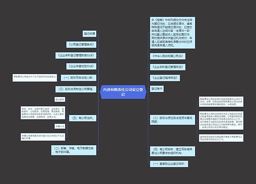 内资有限责任公司设立登记