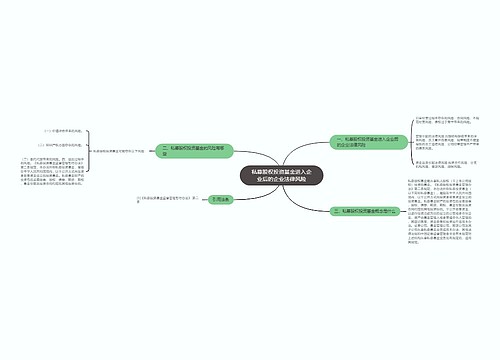 私募股权投资基金进入企业后的企业法律风险