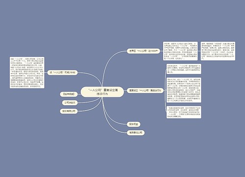 “一人公司”重复设立属违法行为