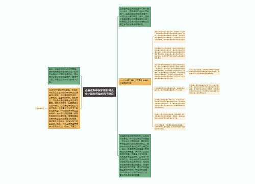 企业改制中保护股份制企业小股东权益的若干建议