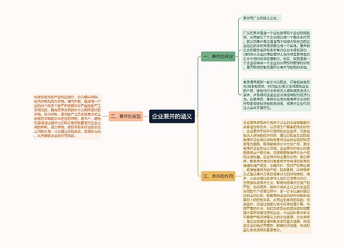 企业兼并的涵义