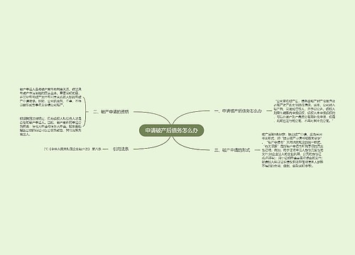 申请破产后债务怎么办