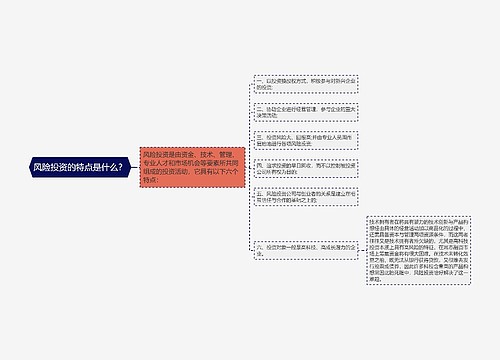 风险投资的特点是什么？