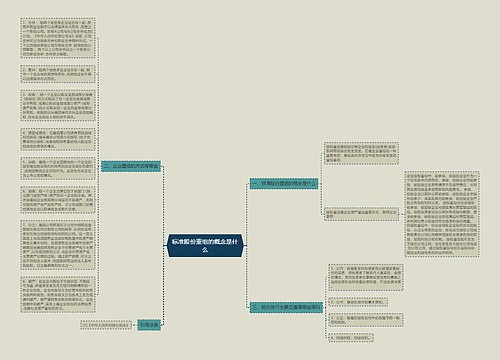标准股份重组的概念是什么