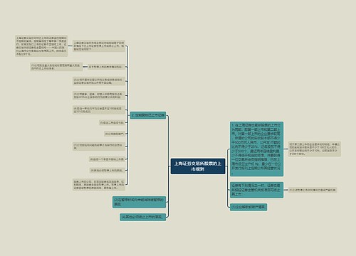 上海证券交易所股票的上市规则