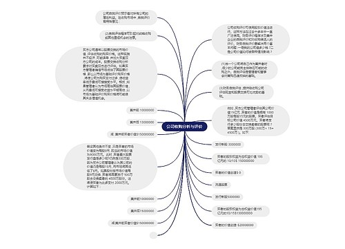 公司收购分析与评价