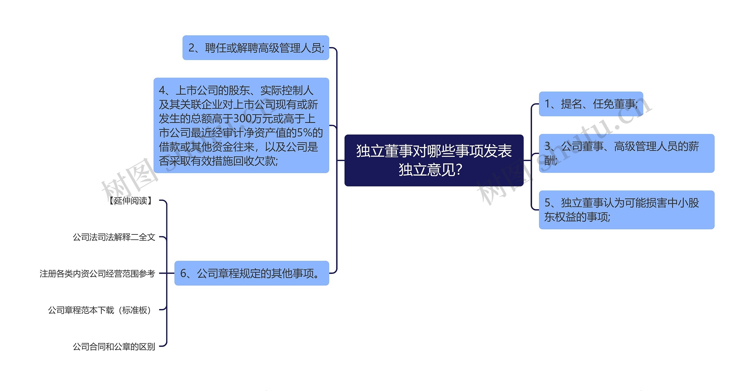 独立董事对哪些事项发表独立意见？