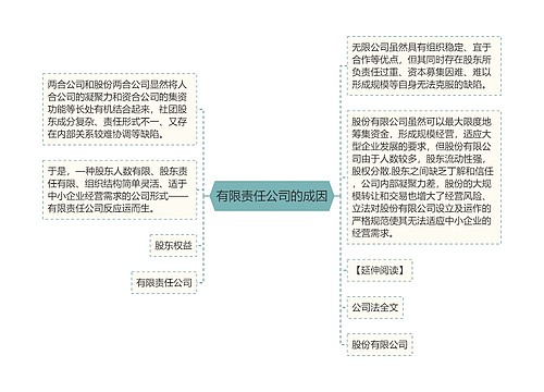 有限责任公司的成因