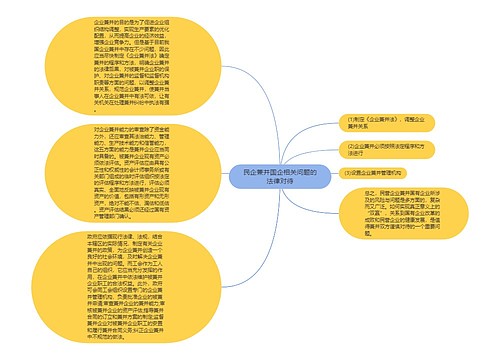 民企兼并国企相关问题的法律对待