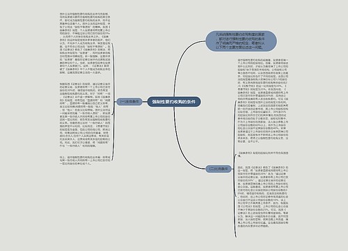 强制性要约收购的条件