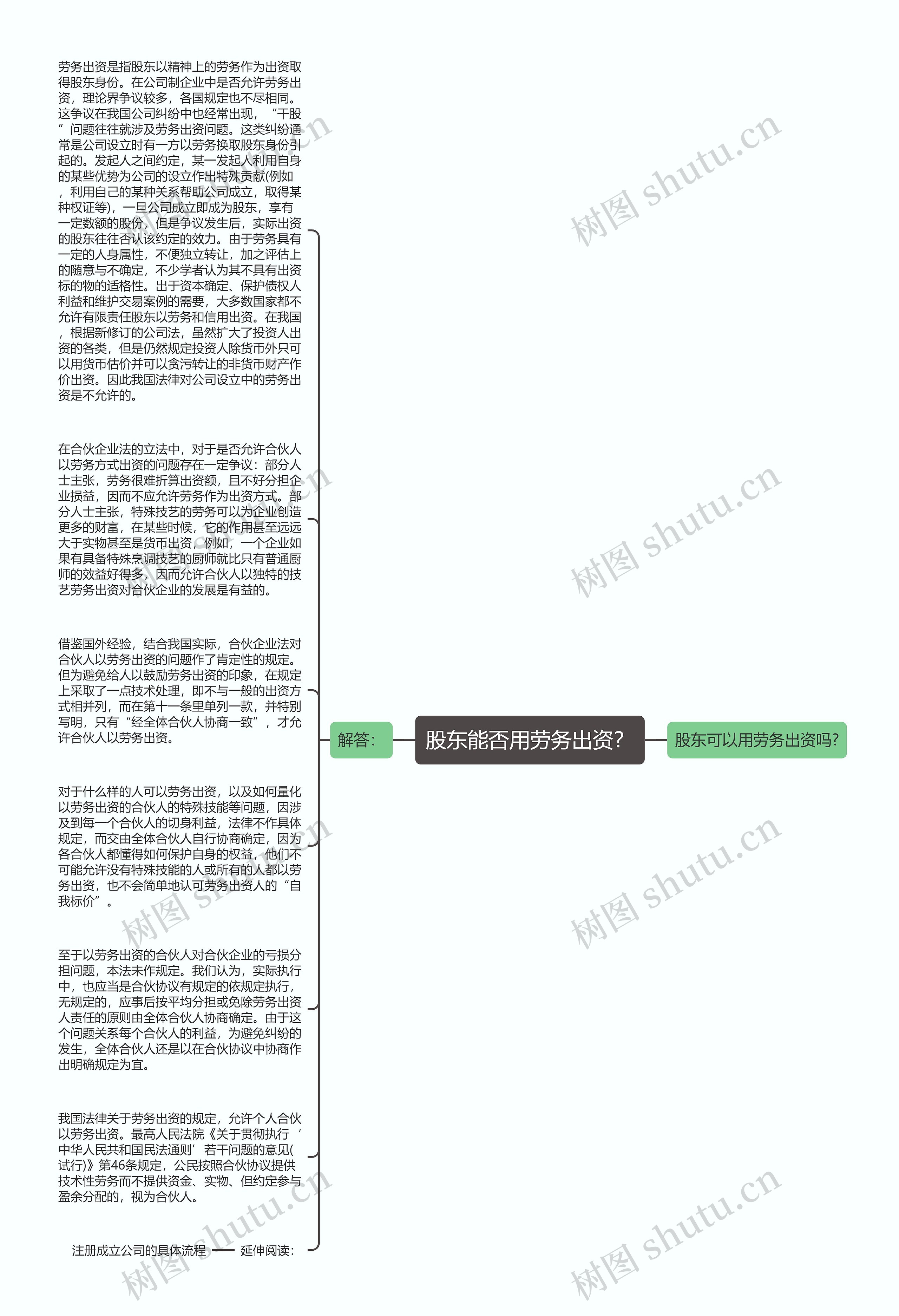 股东能否用劳务出资？