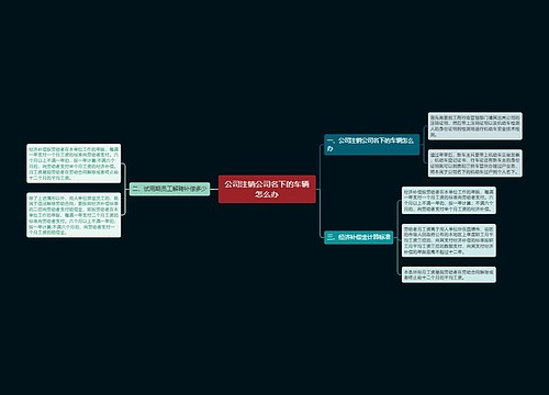 公司注销公司名下的车辆怎么办
