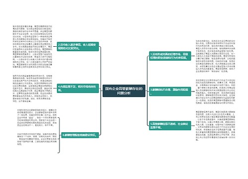 国有企业高管薪酬存在的问题分析
