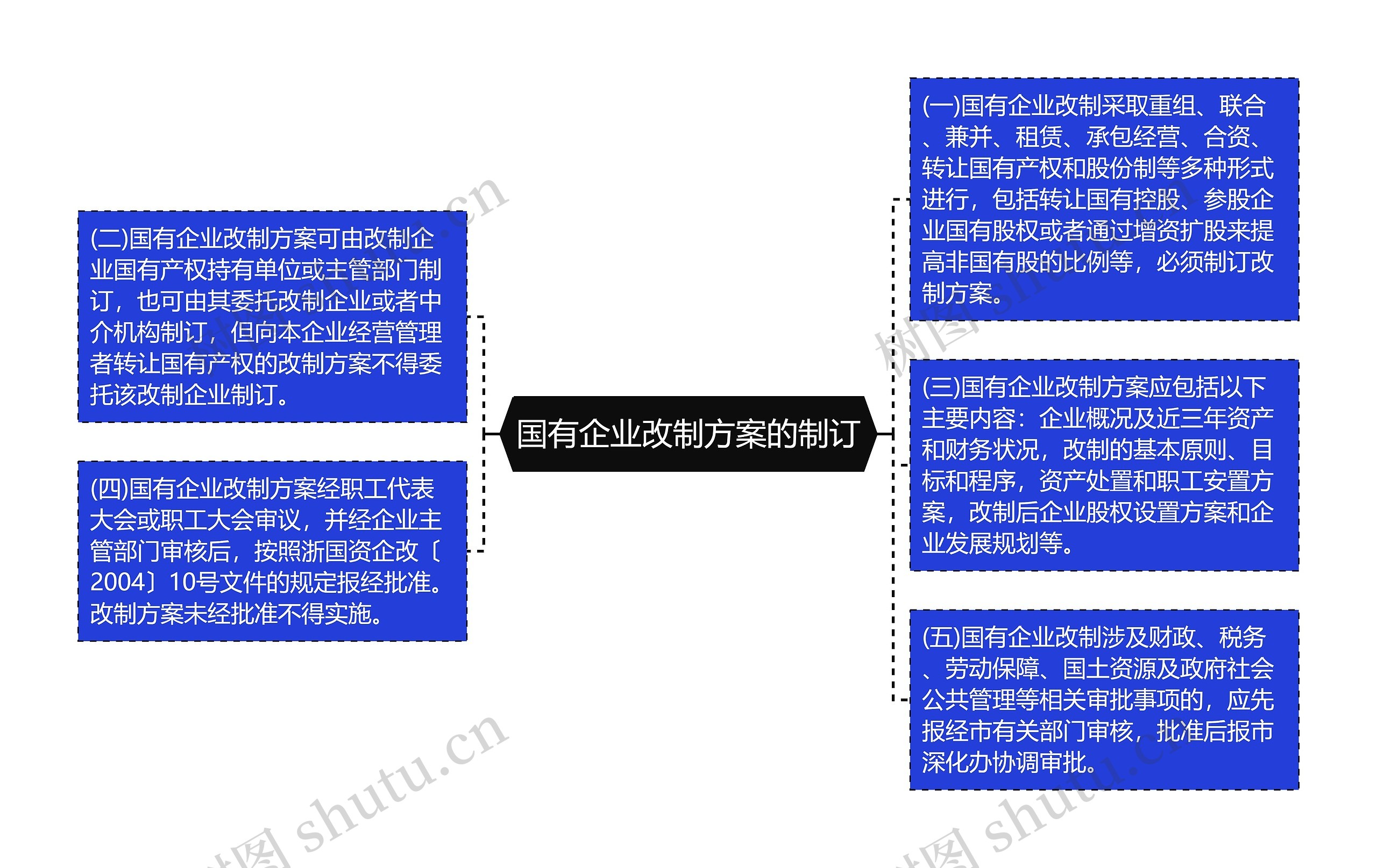 国有企业改制方案的制订