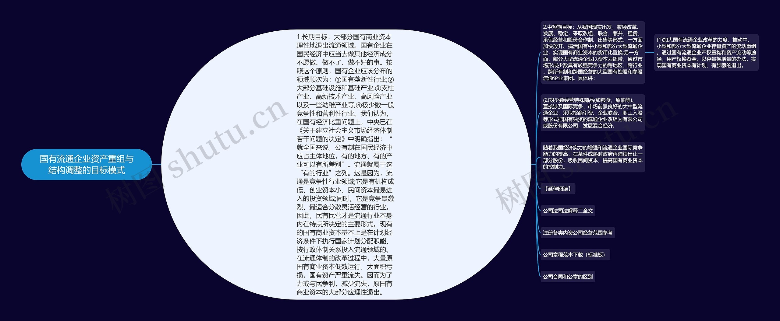 国有流通企业资产重组与结构调整的目标模式