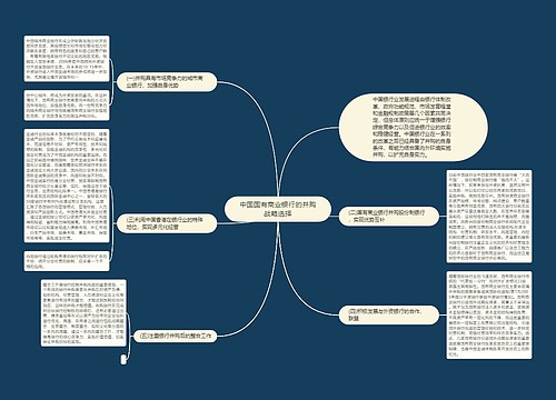 中国国有商业银行的并购战略选择