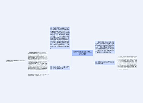 自然人股东之间股权转让涉税问题