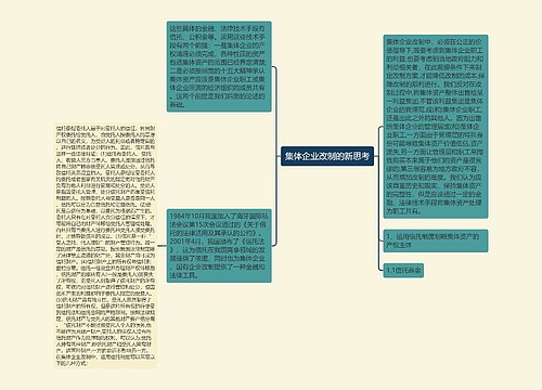 集体企业改制的新思考