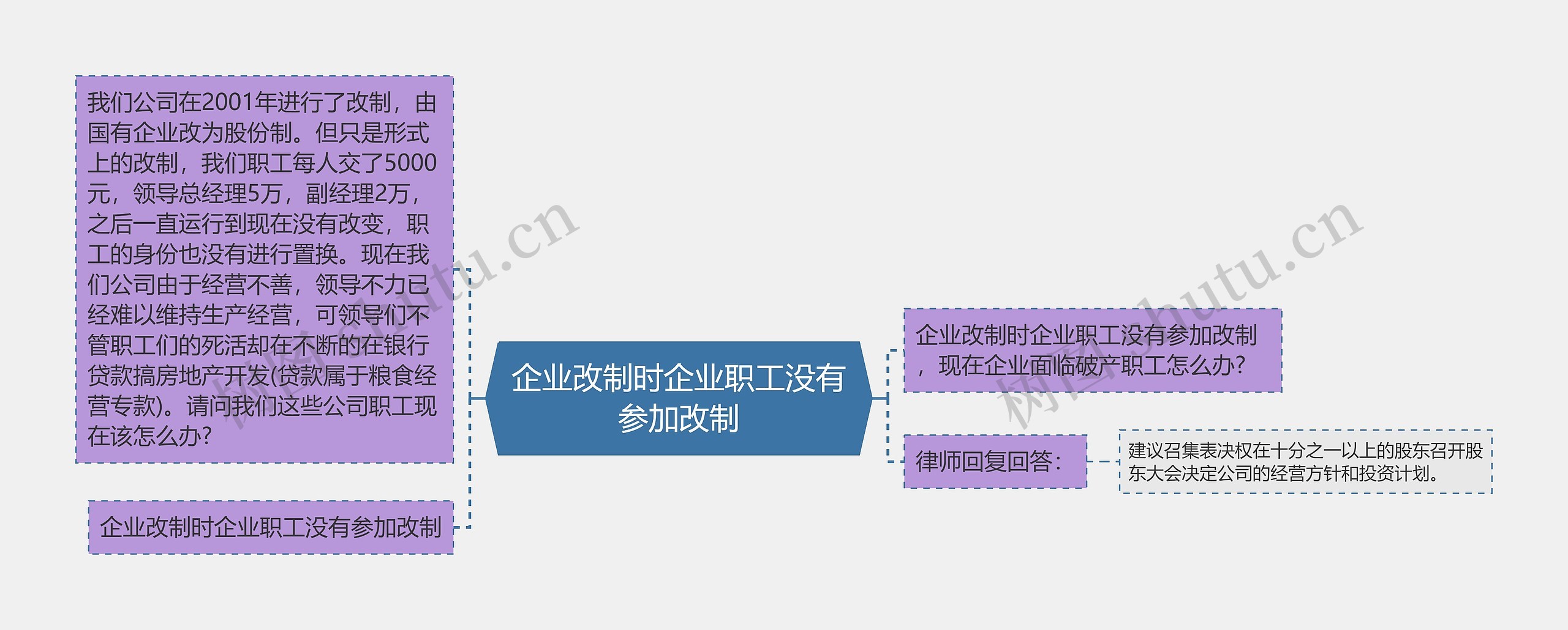 企业改制时企业职工没有参加改制