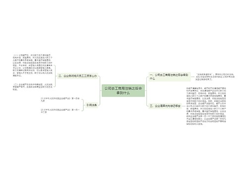 公司去工商局注销之后会拿到什么