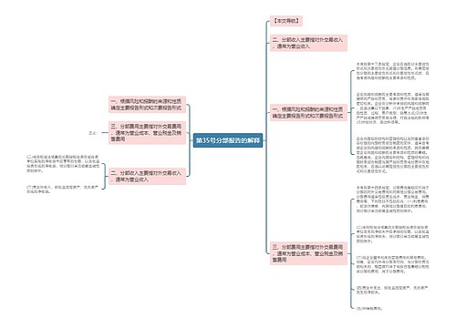 第35号分部报告的解释