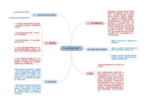 什么是现金流量？