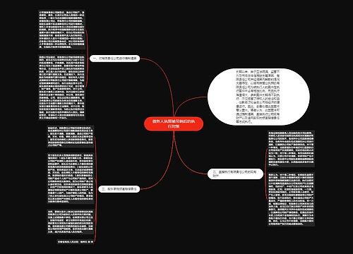 债务人执照被吊销后的执行对策