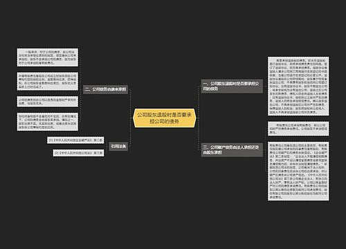 公司股东退股时是否要承担公司的债务