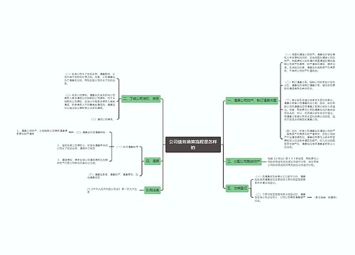 公司债务清算流程是怎样的