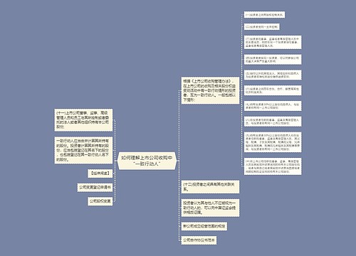 如何理解上市公司收购中“一致行动人”