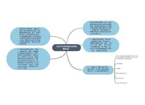 以技术出资的股东如何保障权益？