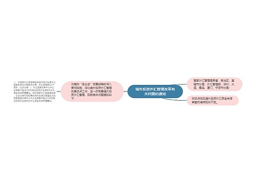 境外投资外汇管理改革有关问题的通知