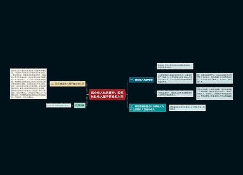 营业收入包括哪些，股权转让收入属于营业收入吗